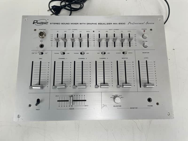 Phoenic - MX-5500 - Stereo Mixer With Equalizer - As is image 1