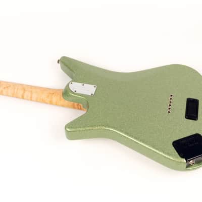 Ernie Ball Music Man Albert Lee SSS w/ Piezo Hardtail 2002 Gremlin Green Sparkle | Vault Exclusive image 4