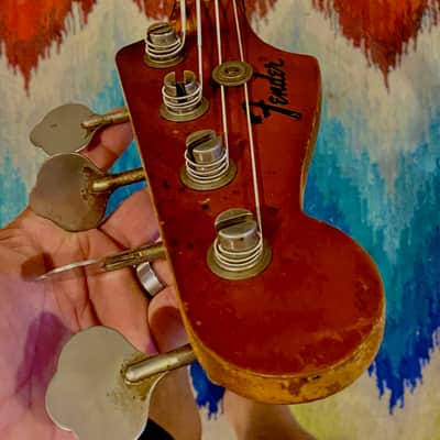 Fender Jazz Bass 1968 Olympic White LEFTY All Original image 7
