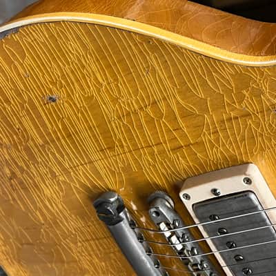 2026 Gibson 1959 Les Paul Standard Chambered Antique Natural Heavy Aged Murphy Lab image 9