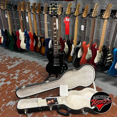 Gibson Sg Standard 50 Th Anniversary 24 Frets Ebony Black 2011 image 4
