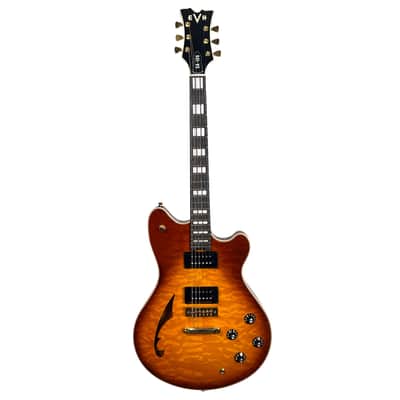 EVH SA-126 Special Electric Semi-Hollow Guitar Quilted Maple Tobacco Sunburst image 2