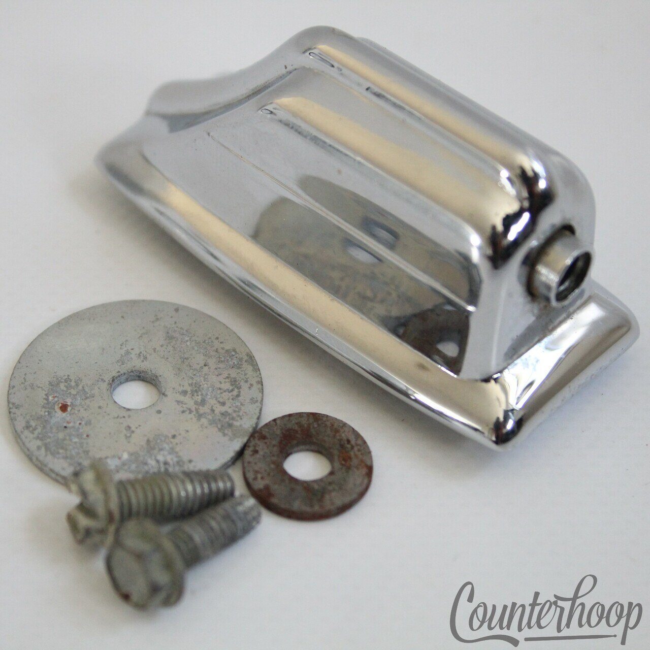 Rogers Beavertail Tom Drum Lug Chrome Powertone/Holiday Cleveland-Dayton 60s USA — main photograph