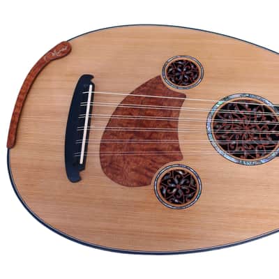 Special 3/4 Zenne Oud Ud Turkish String Musical Instrument UNQ-2Z By Miras image 4