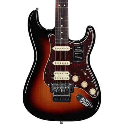 Fender Player II Modified Stratocaster HSS FR Electric Guitar, Rosewood Fingerboard (with Gig Bag), 3-Color Sunburst image 5