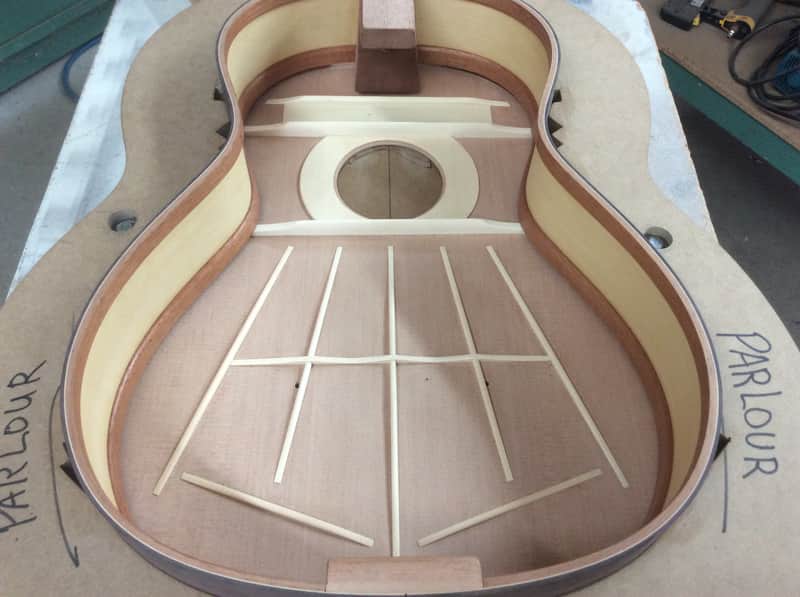 Hand-Crafted All Solid Wood Classical "Parlor" Guitar Short Scale image 1