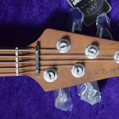 Lakland Skyline 55-02 Deluxe. Satin Cherry Burst / Roasted Maple *On Order, ETA June 2026 image 3