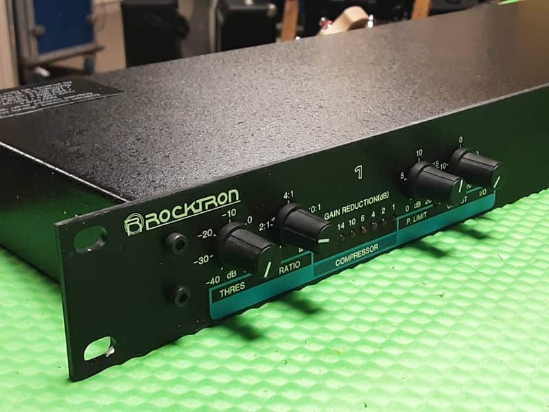 Rocktron Model 321 Stereo Compressor  Black image 1