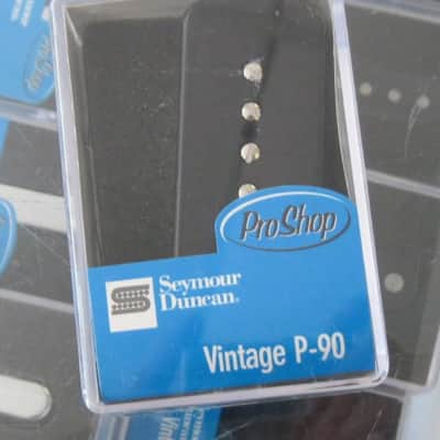 Seymour Duncan® Vintage P-90 Soapbar Neck Pickup~Black Cover~SP90-1n~Brand New image 3