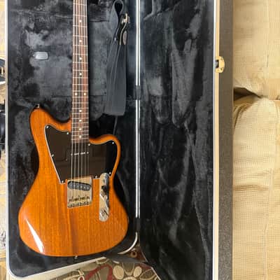 Fender MIJ Mahogany Offset Telecaster with Rosewood Fretboard 2018 - Natural image 3