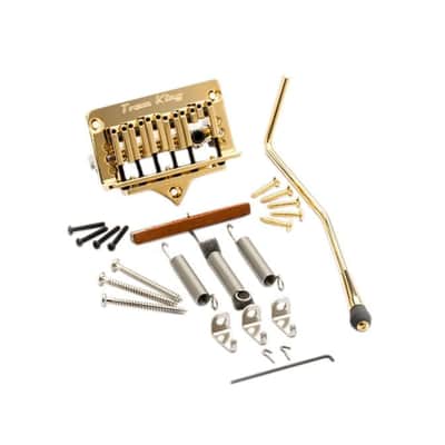 2020 Trem King TKS-3 CH Fixed Bridge Vibrato for Electric Guitar Gold image 1