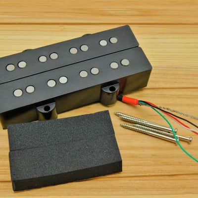 Artec Alnico JB Twin Pickup for 4-string Fender Jazz J Bass® Humbucker 4 wire image 2