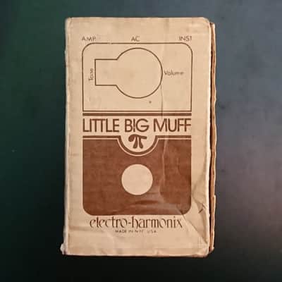 1970s - Op-Amp - Boxed - Vintage Electro-Harmonix Little Big Muff 1970s - Silver/Brown/Yellow image 17