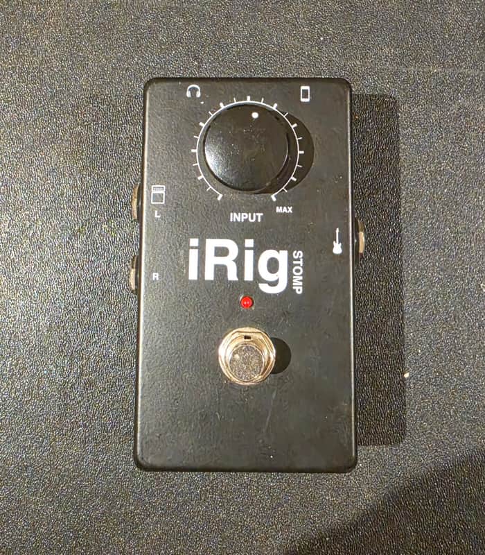 IK Multimedia iRig Stomp Pedal-Style iOS Guitar Interface 2010s - Black image 1