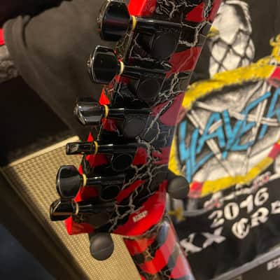 Edwards Kerry King KKV crackle Slayer Japan 90s by ESP with semi hardcase image 7