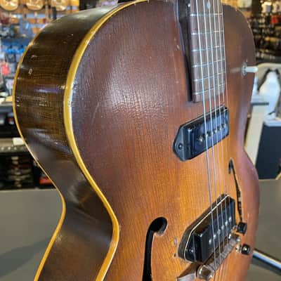Used Gibson ES-150 MODDED 2 P90S MID 40S Electric Guitars Tobacco Sunburst image 1