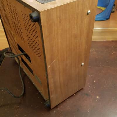 Teac A-4010S 4-head R2R Auto-Reverse 2-track 1/4" 7" reel to reel recorder tape deck player 1970s A4010S - stained wood and stainless steel image 23