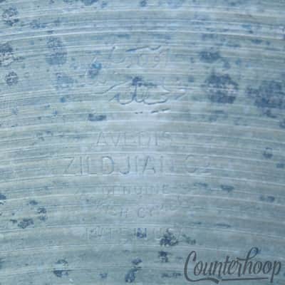 *Zildjian 19" 50s Avedis 1984g Medium-Thin Sizzle Ride Cymbal Vintage A B20 USA* image 2