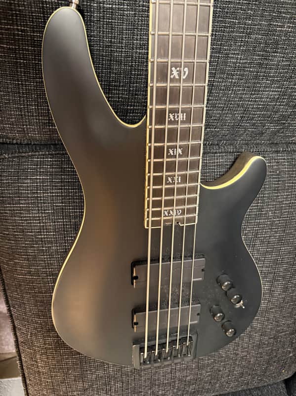 Schecter SLS Evil Twin 5-string bass 2023 - Matte Black image 1