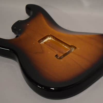2021 Fender American Ultra Stratocaster Body 2-Tone Sunburst image 8