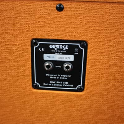 Orange PPC112 60-Watt 1x12" Vintage 30 Guitar Cabinet Orange image 2