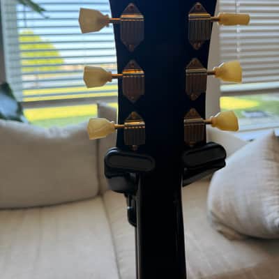 Gibson M2M Murphy Lab 1957 Les Paul Custom Heavy Aged Electric Guitar Ebony 2020s - Black image 6