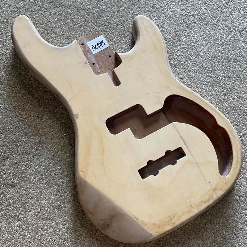 Alder Wood 4 String Bass Precision Body image 1