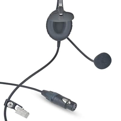 Clear-Com CC-28-X4 Light weight single-ear Intercom Headset, XLR (F) 4-Pin image 5