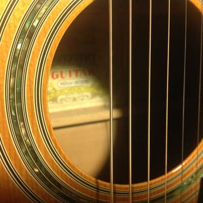 Suzuki Acoustic Guitar Made In Japan 3 Piece Back W-5025 70s image 3
