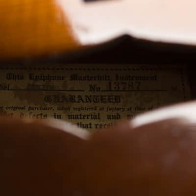 Epiphone  Zenith Arch Top Acoustic Guitar (1939), ser. #13787, Period brown hard shell case. image 13