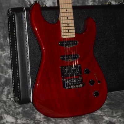 2022 G&L - USA Legacy HSS Rear Mounted Controls - Clear Red image 1