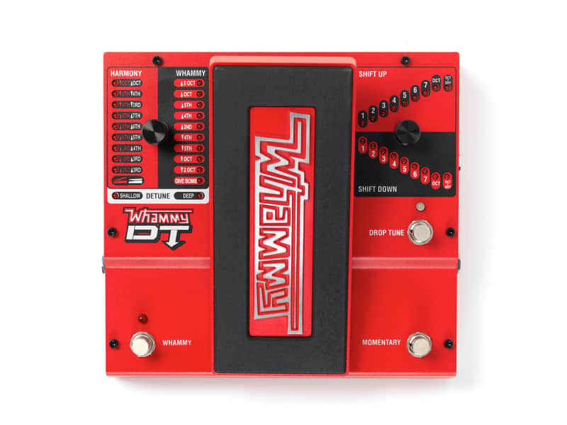 Used DigiTech Whammy DT Pitch Shifter Drop Tune Guitar Effects Pedal image 1