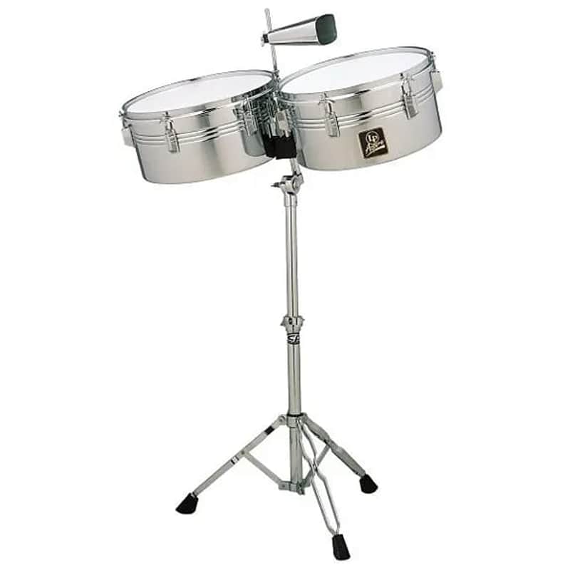 Latin Percussion LPA256 Aspire Series 13" / 14" Timbale Set w/ Stand image 1
