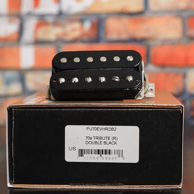 Gibson 70's Tribute Neck Pickup BLACK - Rhythm Neck / 2 Conductor/ Potted / Alnico 5 image 2