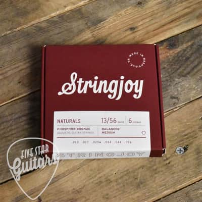 Stringjoy Naturals | Medium Gauge (13-56) Phosphor Bronze Acoustic Guitar Strings image 2
