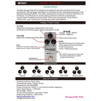 Clean Drive – Premium Analog Overdrive & Boost Pedal image 5