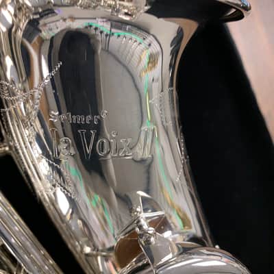Selmer SAS280RS LaVoix II Step-Up Model Alto Saxophone 2010s - Silver-Plated image 2