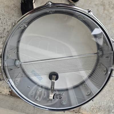 Slingerland Leedy Super Sound King brass snare drum 1960s - Chrome image 7