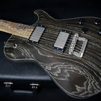 Knaggs Guitars Kenai Swamp Ash in Dark Side Drift with Pale Moon Ebony Fretboard & Navajo Sun Inlays image 7