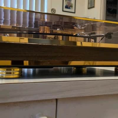 VINTAGE THORN RESTORED TURNTABLE/33/45 SPEED/GOLD STYLE CHROME EDITION image 8