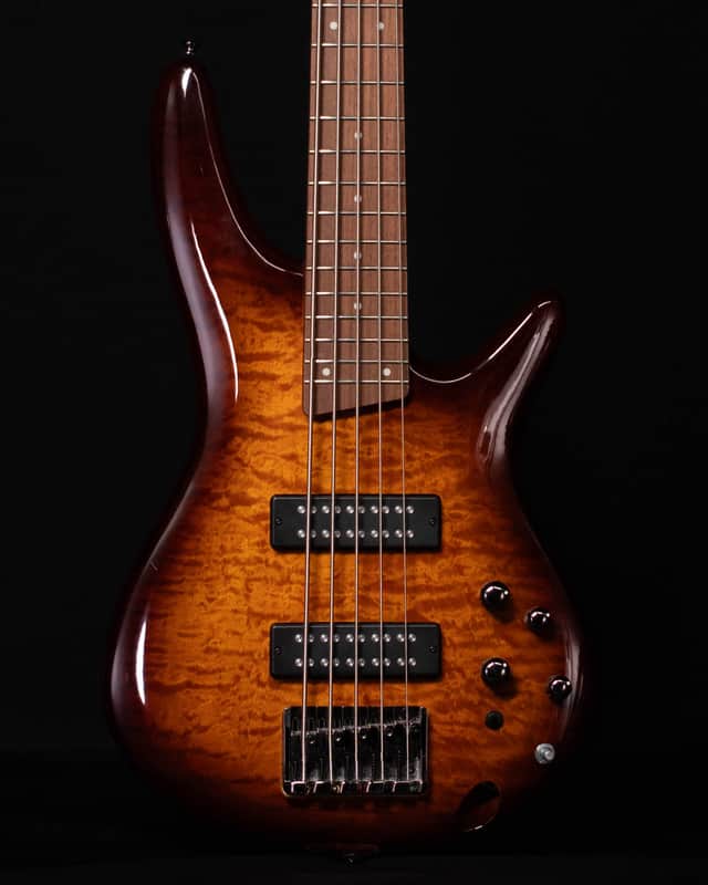 Ibanez SR405 Electric Bass, Dragon Eye Burst - Blem image 1