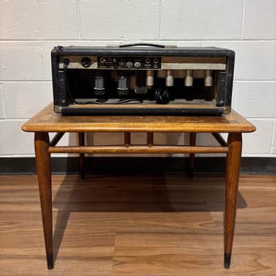 Fender Bassman "Drip Edge" 2-Channel 50-Watt Guitar Amp Head 1968 - 1969 - Silverface image 4