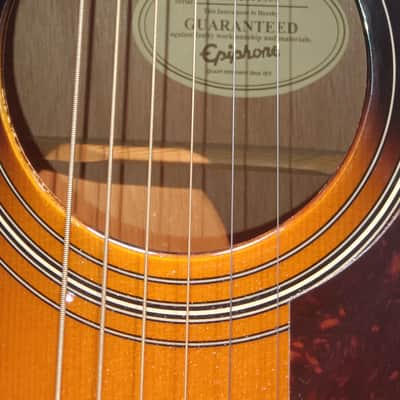 Epiphone AJ220SCE/VS 2012 - Gloss sunburst image 4