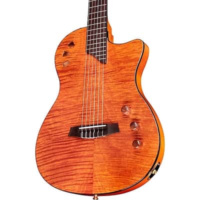 Cordoba Stage Nylon-String Electric Guitar - Natural Amber image 5