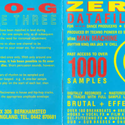Zero-G Datafile Three Audio Sample CD Time + Space image 11