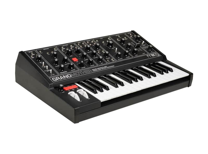 Moog Grandmother Dark Semi-Modular Analog Synthesizer | Reverb