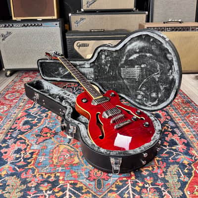 Epiphone Wildkat Studio Flame Top Semi Hollow P90s 2015 w/OHSC image 16