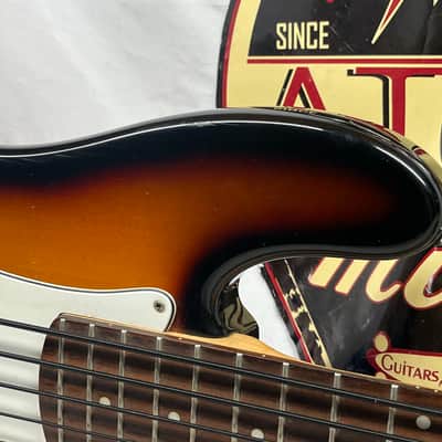 Squier P-Bass Precision Bass Special-5 5-String Electric Bass - Brown Sunburst image 3