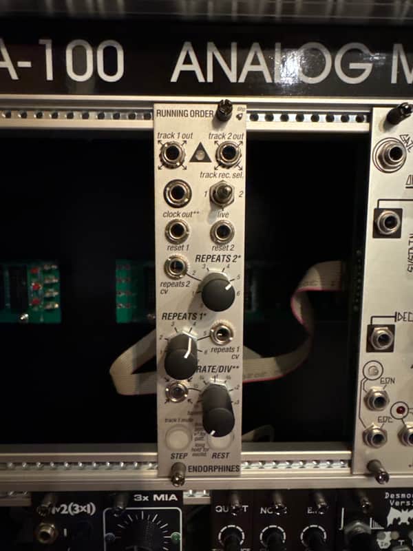 Endorphin.es Running Order Eurorack Synth Module 2020 - Present - Silver image 1