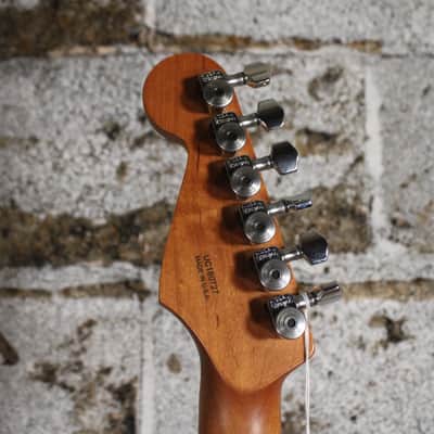 2019 Charvel DK24 Custom Shop USA HH Quilted Maple Blue Burst w/ OHSC & Paperwork image 4